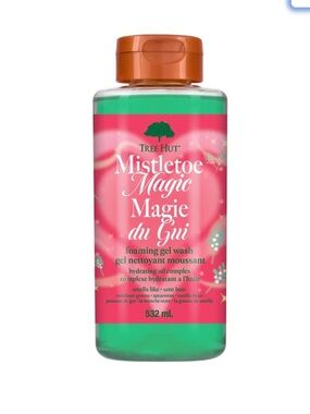 Tree Hut Mistletoe Magic Foaming Body Wash - Pink & Green